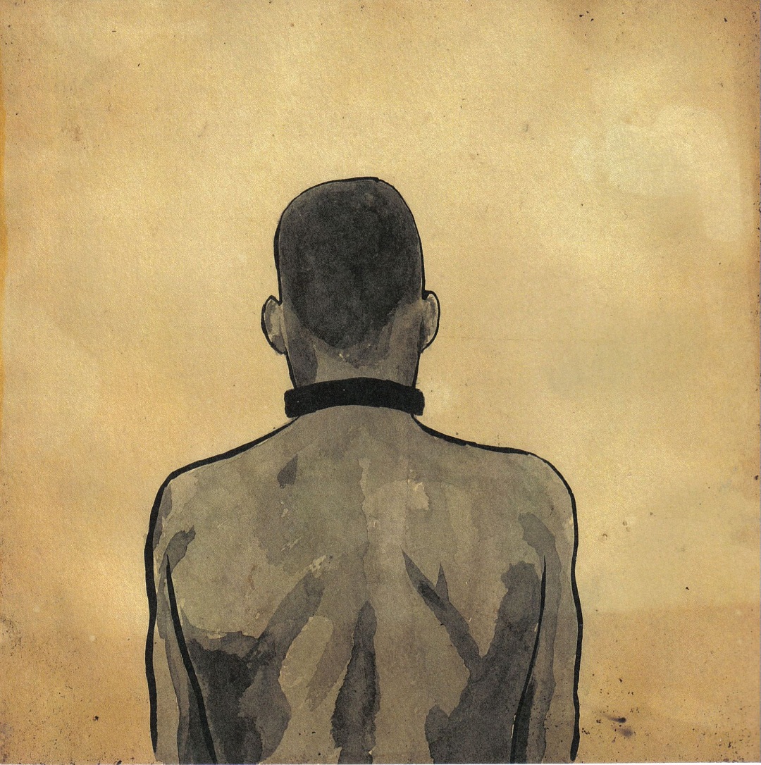 A Man (Detail - Watercolor), 2010